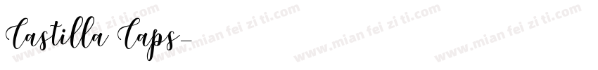 Castilla Caps字体转换